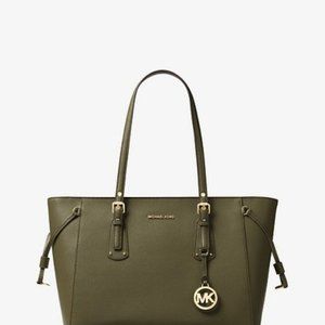 Michael Kors Voyager Medium Leather Tote